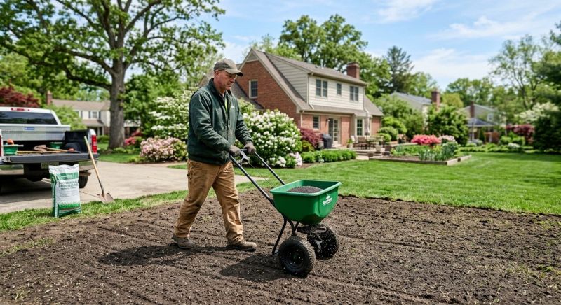 New Construction Lawn Seeding in Ventura County, CA